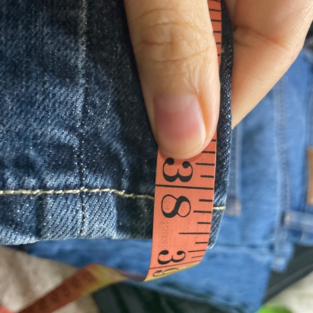 ALLSAINTS men’s Jack Tappered Jeans, In Dark Indigo button fly size 30 - Picture 7 of 9